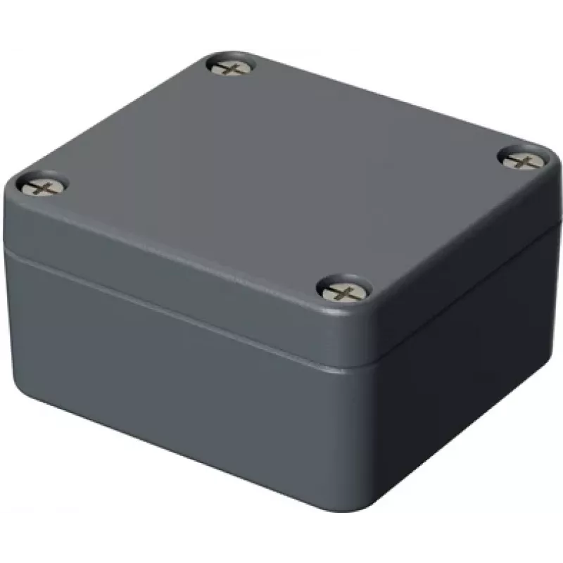 Bopla universele behuizing 58 x 64 x 34 mm aluminium zilvergrijs (RAL 7001) A 101 01101000.MT2