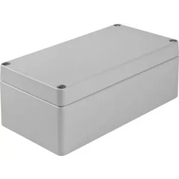 BOPLA universele behuizing aluminium zilvergrijs (RAL 7001) 220 x 120 x 81 A 122 01122000.MT1
