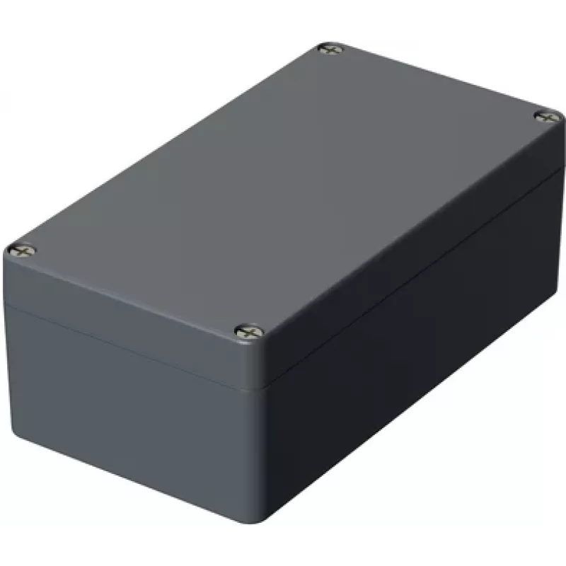 BOPLA universele behuizing aluminium zilvergrijs (RAL 7001) 220 x 120 x 81 A 122 01122000.MT1