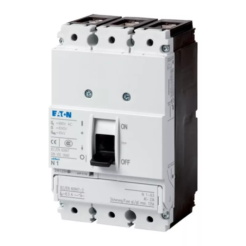 Eaton PN1-160 3-polige lastscheider 160A 690V AC 281235