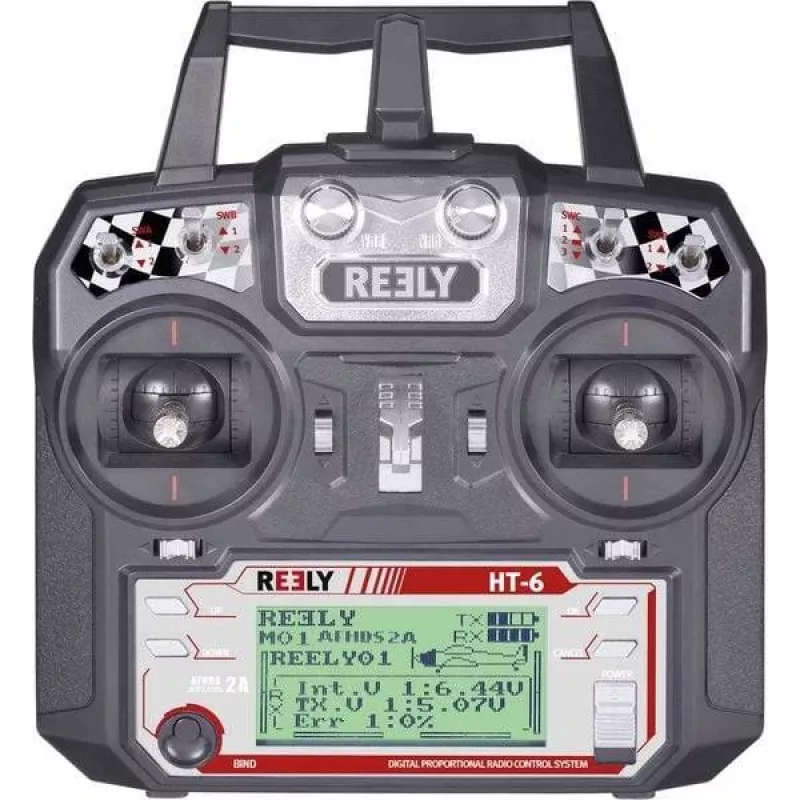 Reely HT-6 6-kanaals 2,4 GHz AFHDS radiosysteem met ontvanger 1310037