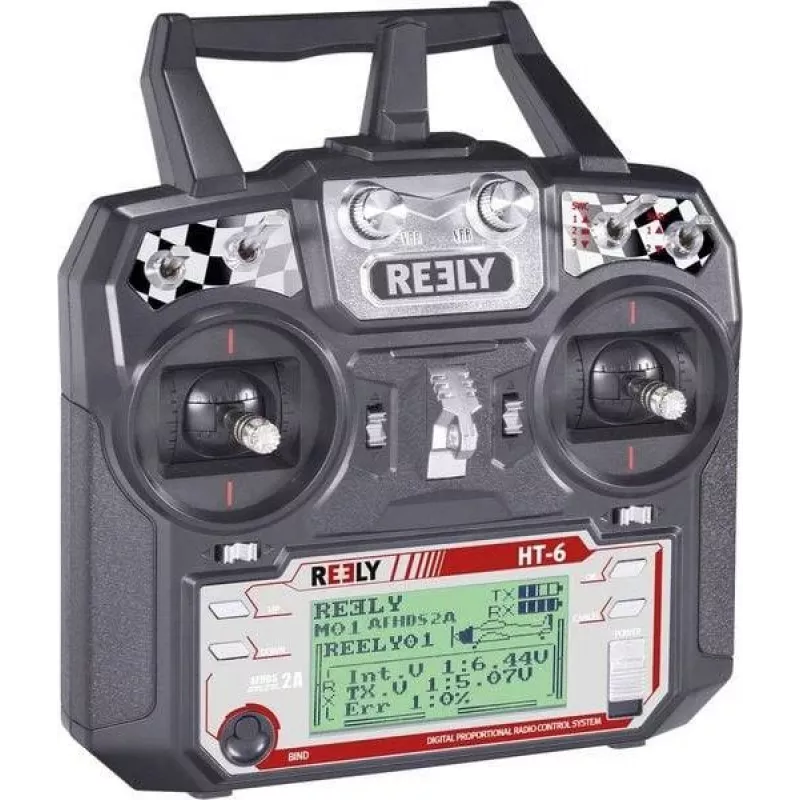 Reely HT-6 6-kanaals 2,4 GHz AFHDS radiosysteem met ontvanger 1310037