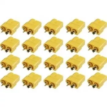 Reely XT60 bus verguld 20-pack