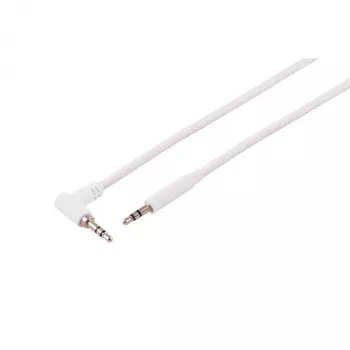 S CONN maximum connectivity audiokabel 3,5mm TRS haaks naar recht wit 1,2m 14-07126