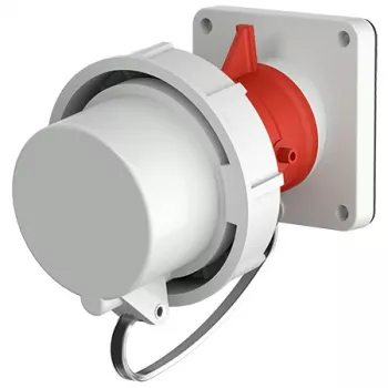 MENNEKES inbouwstekker 32A 5p 6h 400V IP67 rood 1254