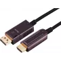 S/CONN maximum connectivity 30-20485 optische DisplayPort-naar-HDMI-A-adapterkabel, 4K60, 30 m