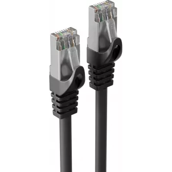S CONN MAXIMUM CONNECTIVITY industriële Cat.7 S/FTP PUR-patchkabel, RJ45, 3m, zwart 08-39045