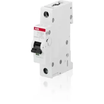 ABB S201M-C10 installatieautomaat, 1-polig, C-karakteristiek, 10 A, 10 kA, 230/400 V AC 2CDS271001R0104