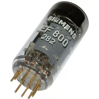 Siemens EF 800 = EF 860 Elektronenbuis, noval socket, pentode, 6,3 V gloeidraad, 1 stk.