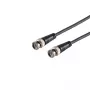 S CONN MAXIMUM CONNECTIVITY BNC-stekker naar BNC-stekker RG59 coaxkabel, 75 Ohm, 1,0m, zwart 77601