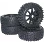 Reely 1:8 buggy compleetwielen Big Core 10-spaaks zwart 4 stuks (MV3693SBA3)