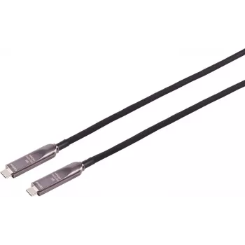 S CONN MAXIMUM CONNECTIVITY USB-C hybride kabel 3.2 Gen 2, 8K, 10G, 60W, PVC, 15m (30-43085)