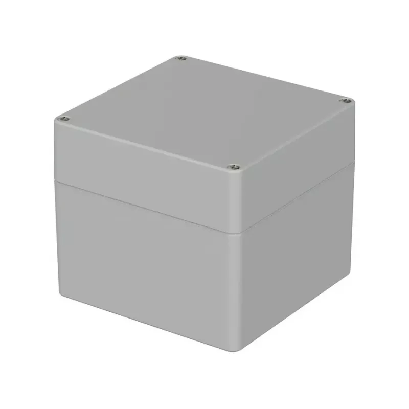 Bopla 02228000 EUROMAS M 228 universele behuizing, polycarbonaat, 122 x 120 x 105 mm, lichtgrijs