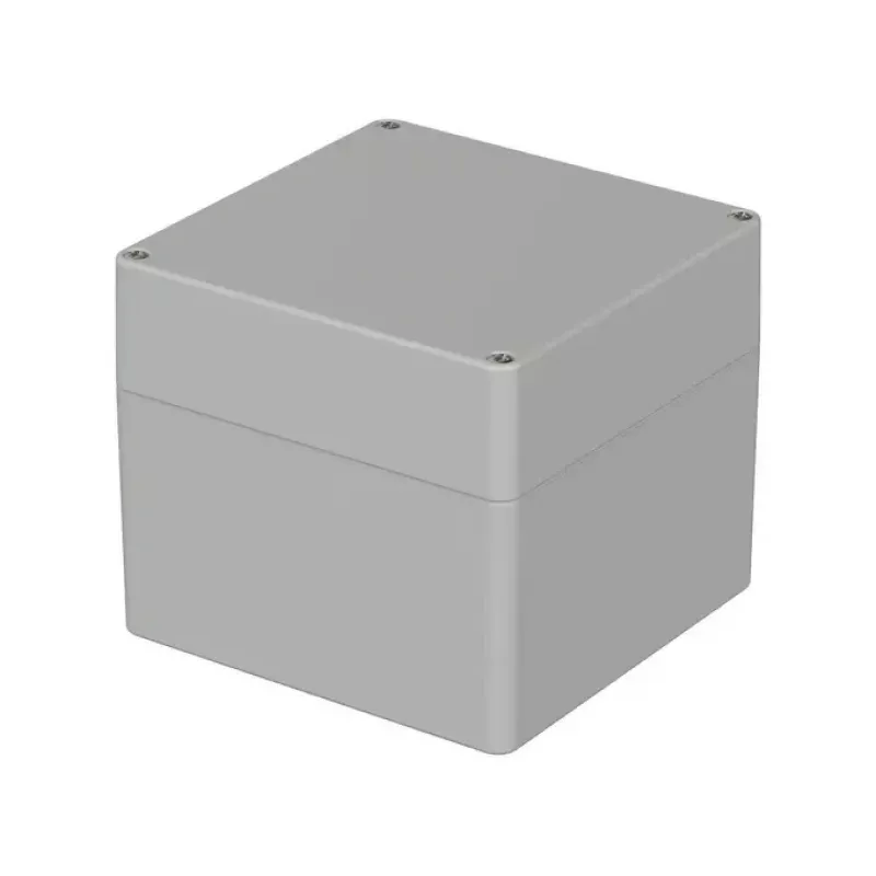 Bopla 02228000 EUROMAS M 228 universele behuizing, polycarbonaat, 122 x 120 x 105 mm, lichtgrijs