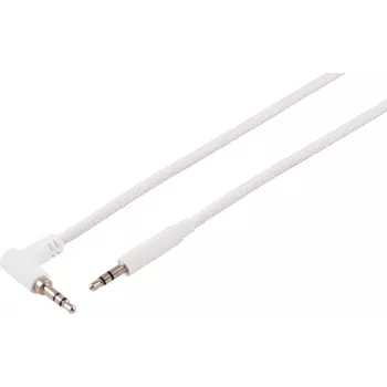S CONN MAXIMUM CONNECTIVITY 3,5mm haaks naar recht TRS audiokabel, wit, 2m 14-07036