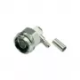 Telegärtner N-stekker haaks krimp voor RG-223/U, RG-142 B/U (J01020A0036)
