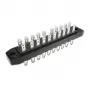 TELEGÄRTNER DIN 41622 20-polige asymmetrische mesconnector, soldeeraansluiting, stekker, A 20 J00045A0916