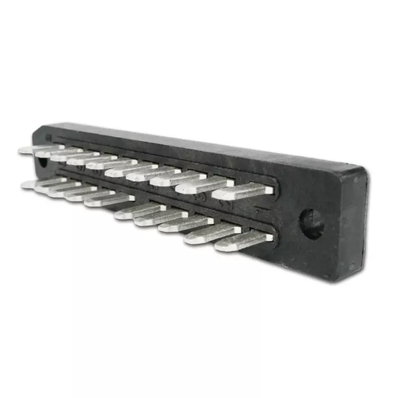 TELEGÄRTNER DIN 41622 20-polige asymmetrische mesconnector, soldeeraansluiting, stekker, A 20 J00045A0916