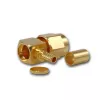 Telegärtner SMA-haakse stekker krimp voor RG-316, goud, 5-pack (J01150A0071)
