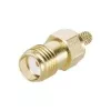 Telegärtner SMA-bus krimpconnector voor RG-223/U, RG-142 B/U, RG-400/U, RD-316, verguld, 50 Ohm, DC-18 GHz J01151A0611