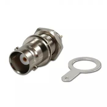 Telegärtner BNC-inbouwbus, geïsoleerd 50 Ohm, witte isolatieringen, Z03 (J01001B1222)