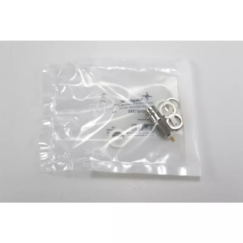 Telegärtner BNC-inbouwbus, geïsoleerd 50 Ohm, witte isolatieringen, Z03 (J01001B1222)
