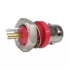 Telegärtner BNC-inbouwbus, geïsoleerd 50 Ohm, rode isolatiefles, Z01 - 1 stuk (J01001C0043)