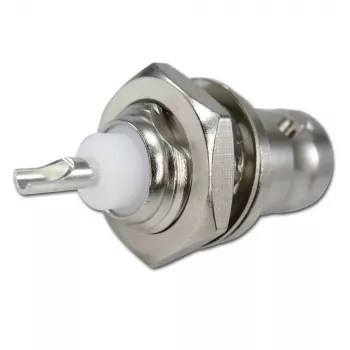 Telegärtner BNC-inbouwbus 50 Ohm, verzilverde binnenleider, UG-1094/U (J01001B0615Z)