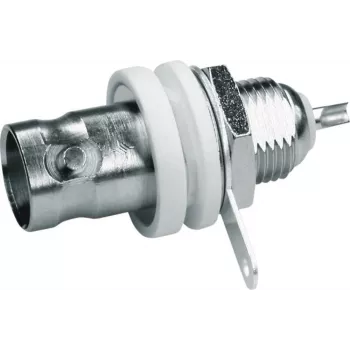 Telegärtner BNC-inbouwbus, geïsoleerd 75 Ohm, witte isolatieringen, 1 stuk (J01003B1286)