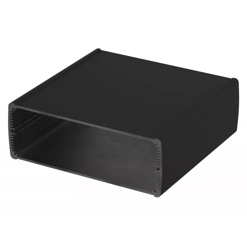 Bopla universele behuizing 200 x 210 x 74 mm aluminium zwart ABP 2070-200 84207200.MT1