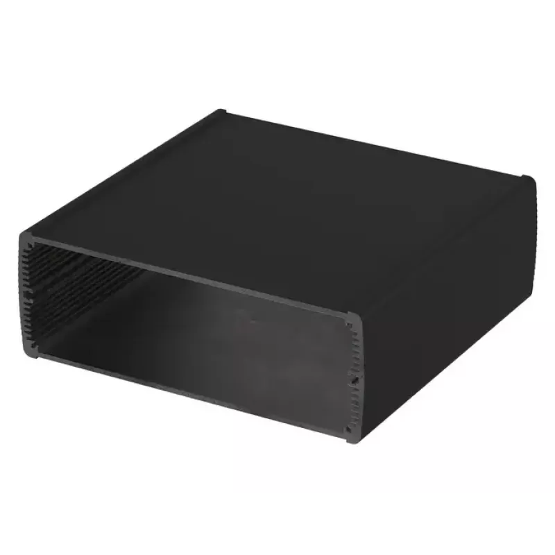 Bopla universele behuizing 200 x 210 x 74 mm aluminium zwart ABP 2070-200 84207200.MT1
