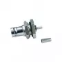 Telegärtner BNC-inbouwbus crimp/crimp 50 Ohm voor RG-316/U, nikkel/goud