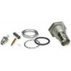 Telegärtner BNC-inbouwbus crimp/crimp 50 Ohm voor RG-316/U, nikkel/goud