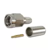 Telegärtner SMA connector stekker recht 50 Ohm crimp/solderen voor RG-58 RG-142 RG-223 LMR-240 J01150A0049