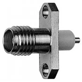 Telegärtner SMA-inbouwbus met flens Z28, goud (standaard) - 5 stuks (J01151A0631)