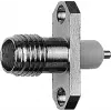 Telegärtner SMA-inbouwbus met flens Z28, goud (standaard) - 5 stuks (J01151A0631)