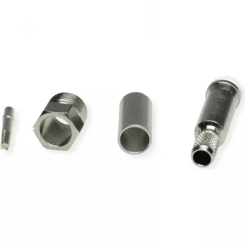 TELEGÄRTNER TEGA J01701A0007Z FME kabelbus crimp RG58C/U 50 Ohm nikkel/goud