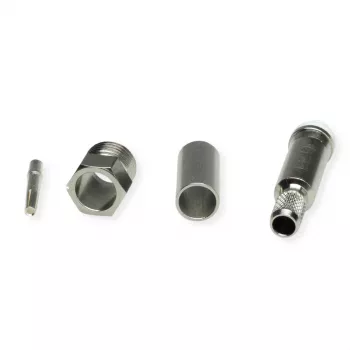 TELEGÄRTNER TEGA J01701A0007Z FME kabelbus crimp RG58C/U 50 Ohm nikkel/goud