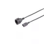 S CONN MAXIMUM CONNECTIVITY IEC C14 naar CEE 7/3 adapterkabel, 1mm², 2m, zwart 09-07035