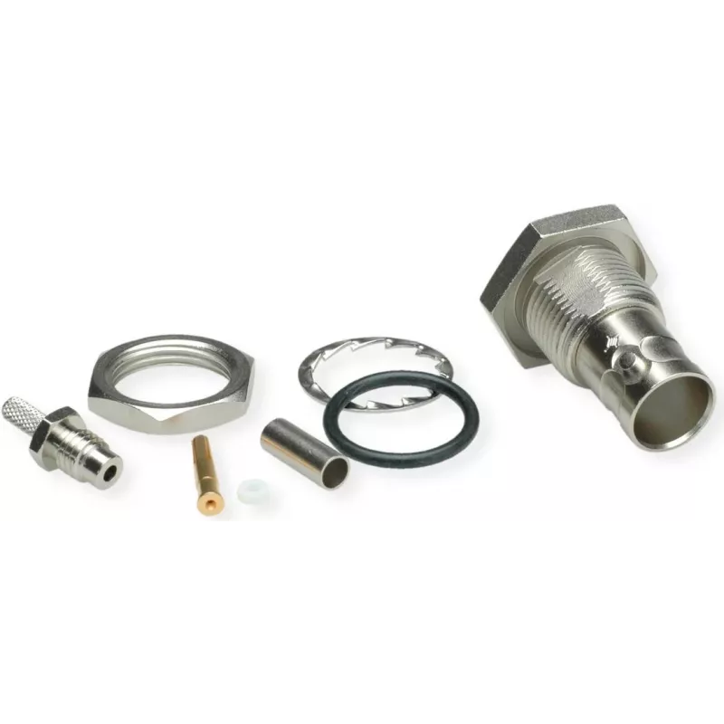 Telegärtner BNC-inbouwbus crimp-connector 75 Ohm voor RG-179 B/U, G04