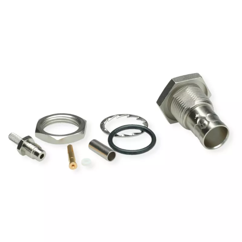 Telegärtner BNC-inbouwbus crimp-connector 75 Ohm voor RG-179 B/U, G04