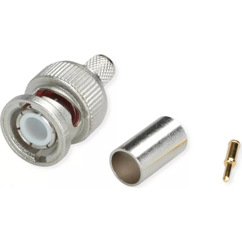 Telegärtner BNC crimpstekker Professional, 50 Ohm, voor LMR-240, 5-pack