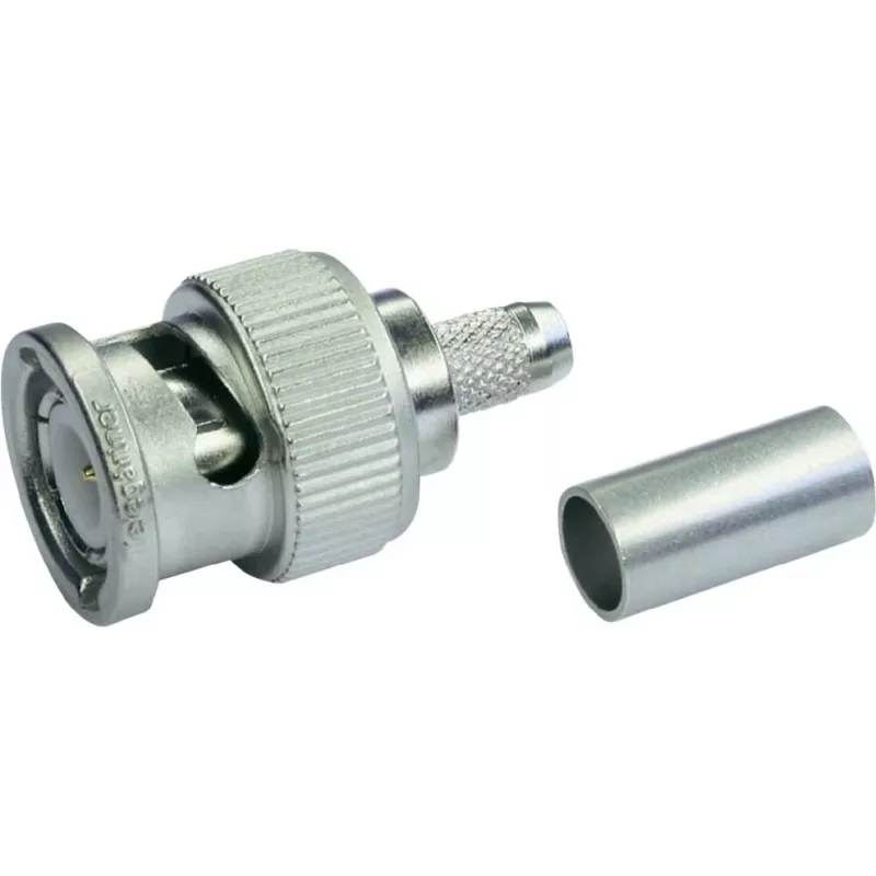 Telegärtner BNC crimpstekker Professional, 50 Ohm, voor LMR-240, 5-pack