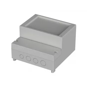 Bopla RCP 170 F besturingsbehuizing 166 x 161 x 109,5 mm ABS lichtgrijs 41170609
