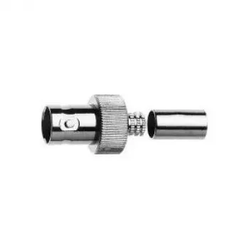 Telegärtner BNC-kabelbus crimp G30 50 Ohm voor LMR-240, 5-pack J01001A0073
