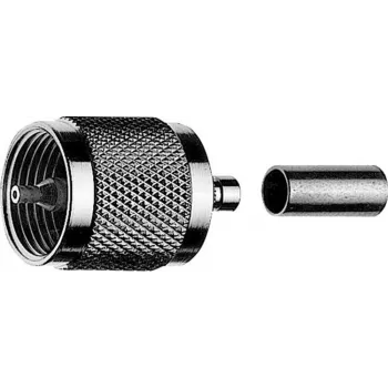 TELEGÄRTNER UHF-stekker crimpstekker voor RG 214/U, 5-pack (J01040A0010)
