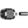 TELEGÄRTNER UHF-stekker crimpstekker voor RG 214/U, 5-pack (J01040A0010)