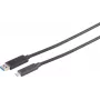 S CONN MAXIMUM CONNECTIVITY 20 m actieve optische USB 3.2 Gen 2-kabel, USB-A naar USB-C, 10Gbps, zwart 30-39095
