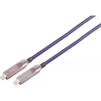 S CONN MAXIMUM CONNECTIVITY USB-C hybride kabel 3.2 Gen 2 8K 10G 60W TPU 12,5 m zwart 30-44211