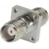 Telegärtner TNC-bus naar TNC-bus rechte coaxiale adapter, 50 Ohm, DC tot 11 GHz, vernikkeld messing